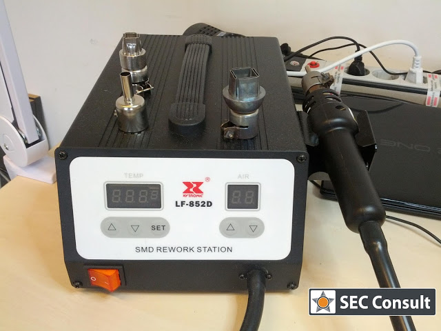 Hot air rework image Hot air rework image - SEC Consult