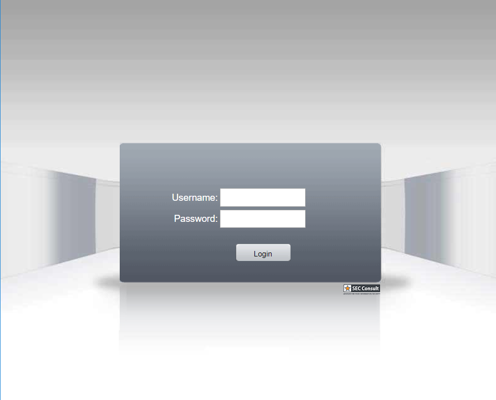 Default Xiongmai login page